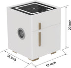 LED Nightstand with Wireless Charging