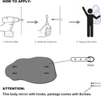 Abstract Irregular Wall Mirror