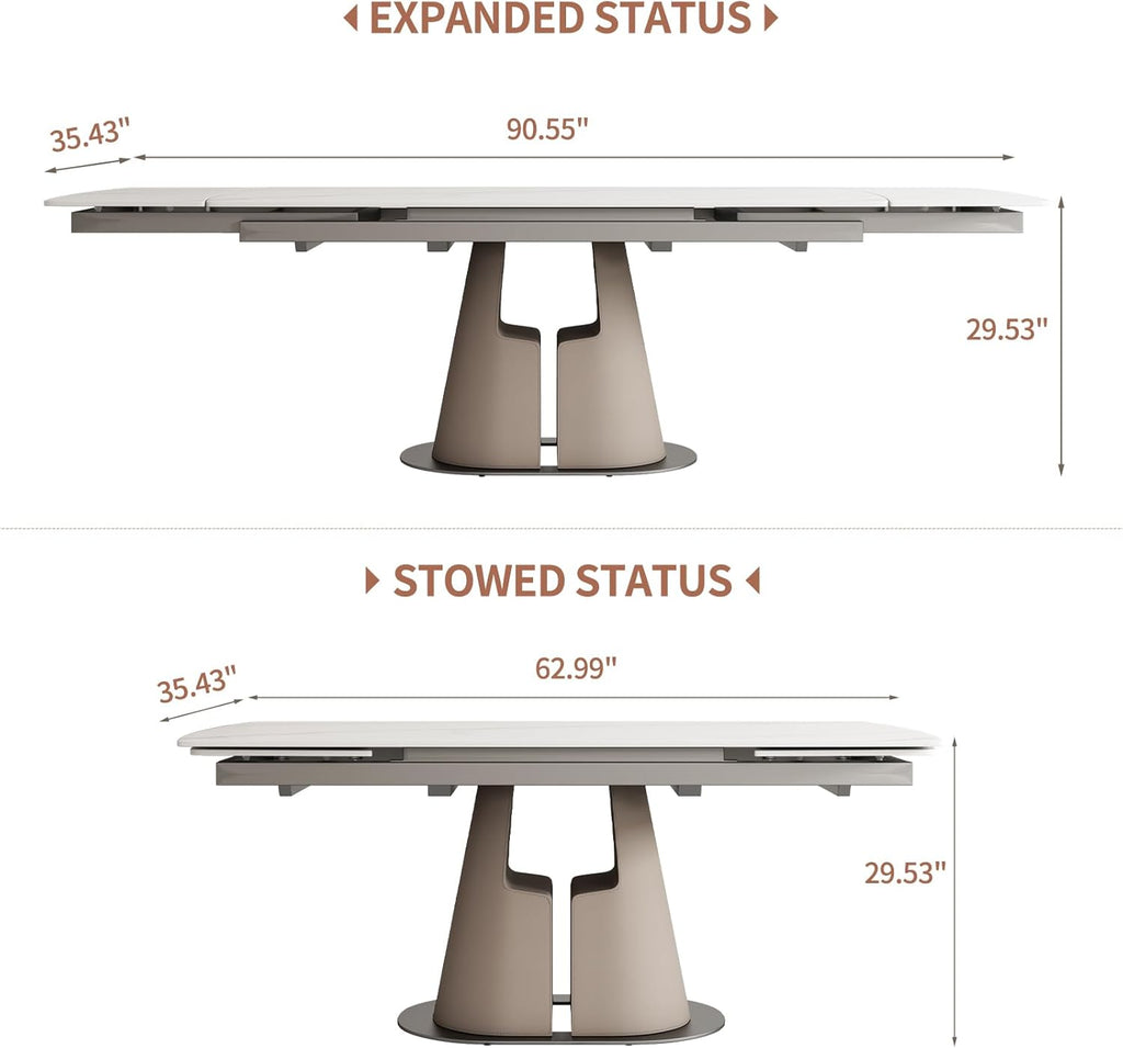 Folding Extendable Dining Table