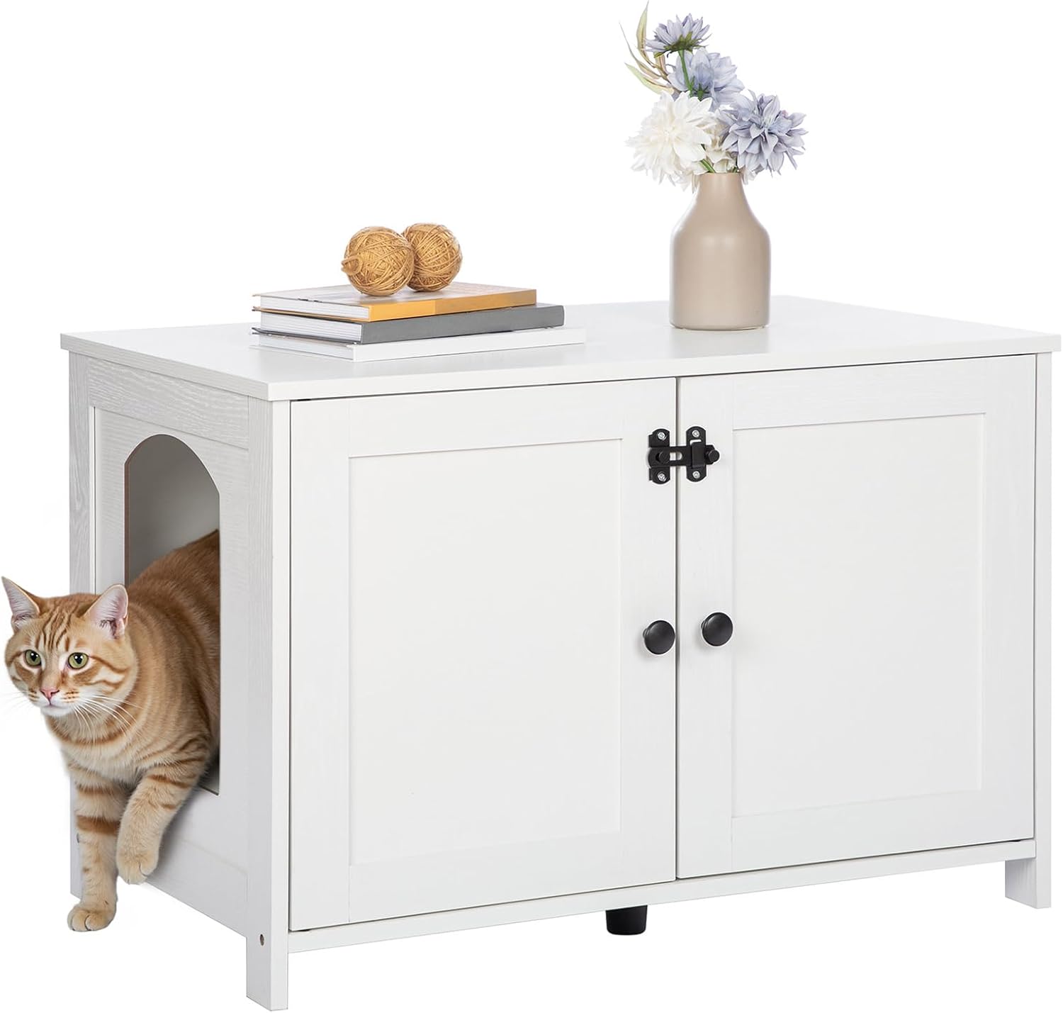 Hidden Litter Box Cabinet