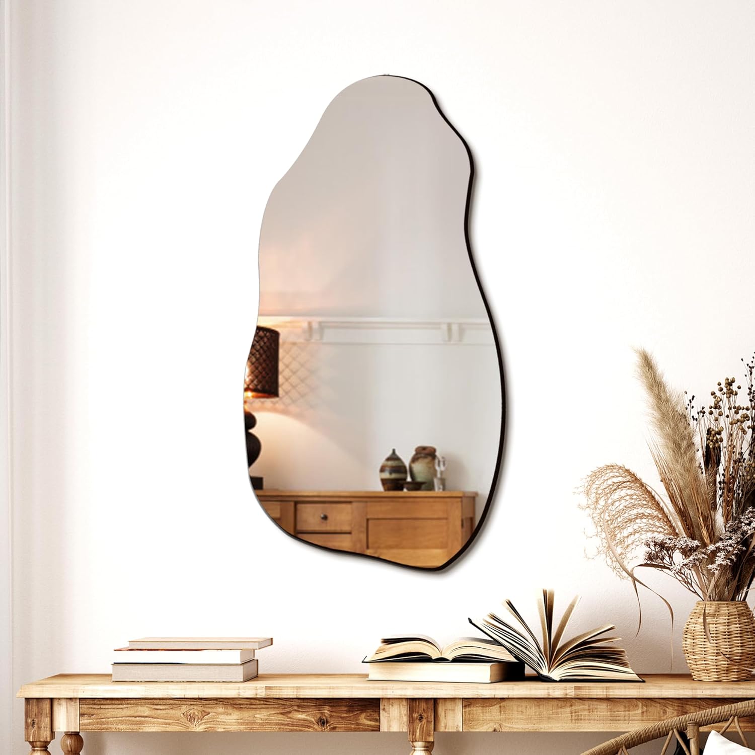 Abstract Irregular Wall Mirror