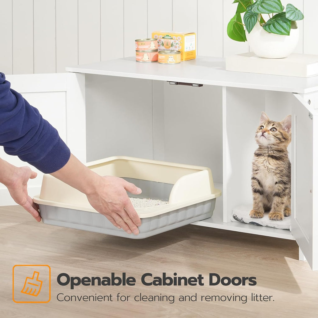Hidden Litter Box Cabinet