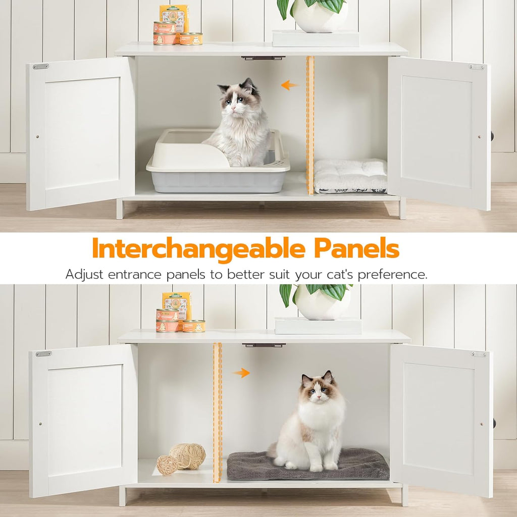 Hidden Litter Box Cabinet