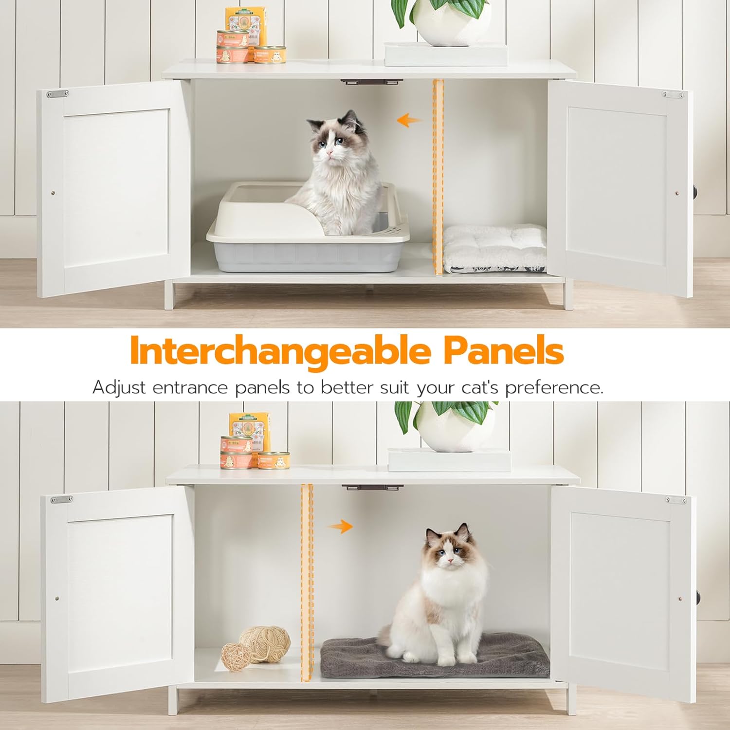 Hidden Litter Box Cabinet