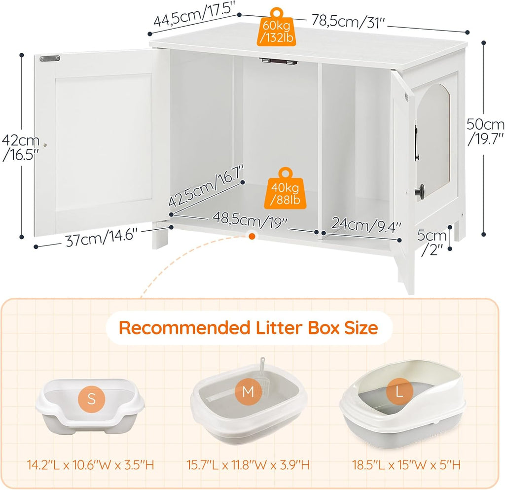 Hidden Litter Box Cabinet