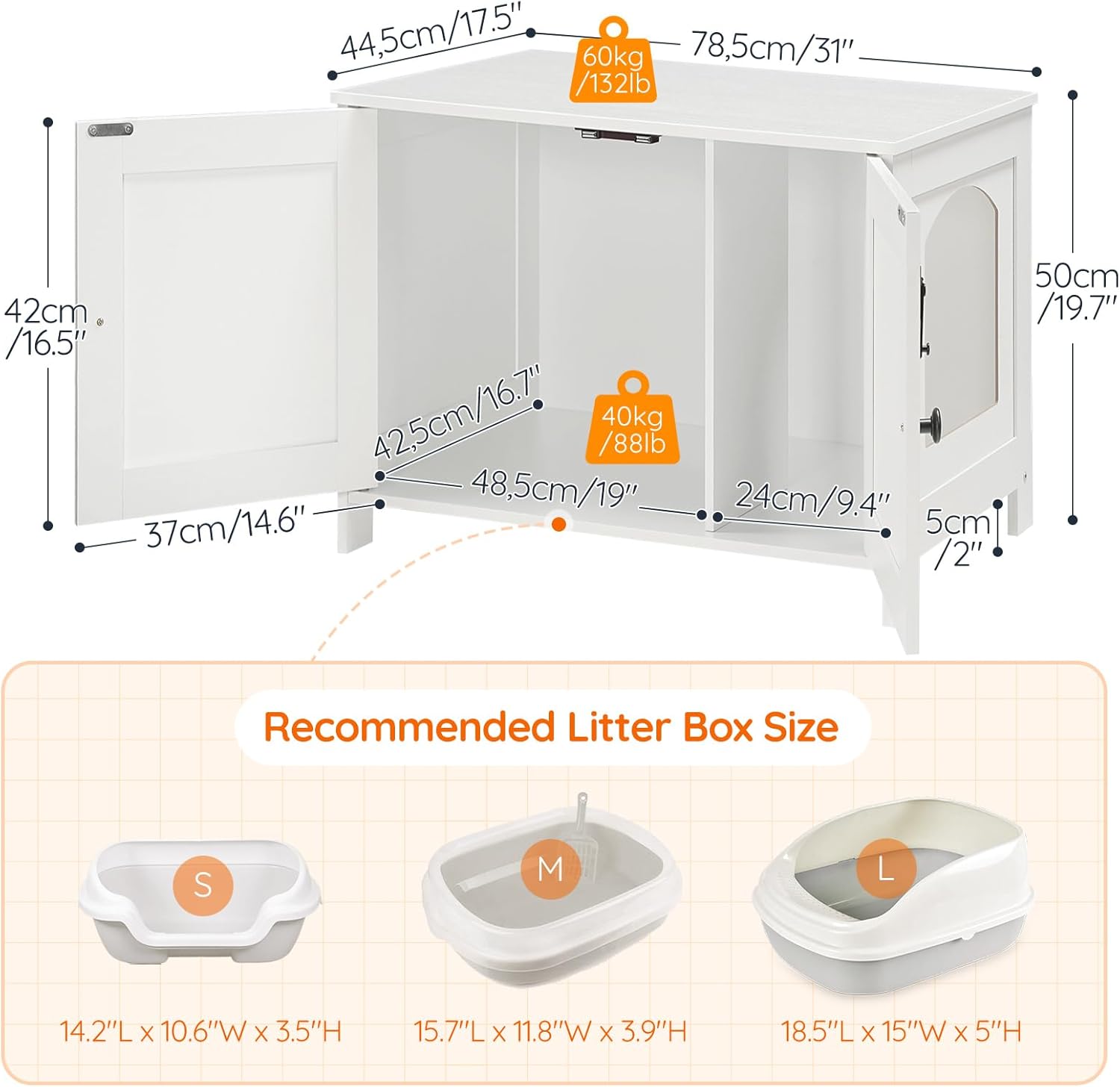 Hidden Litter Box Cabinet