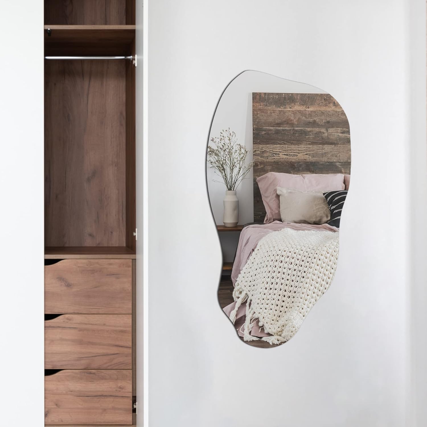 Abstract Irregular Wall Mirror