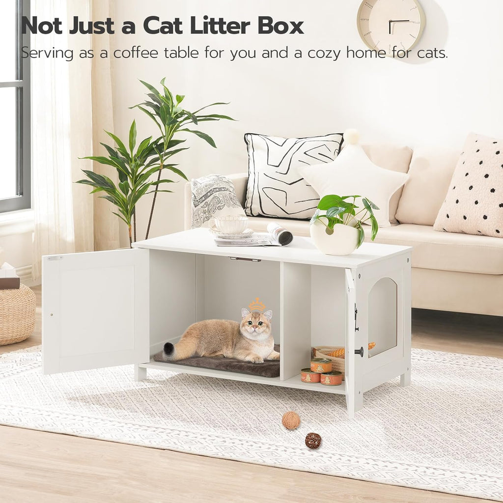 Hidden Litter Box Cabinet